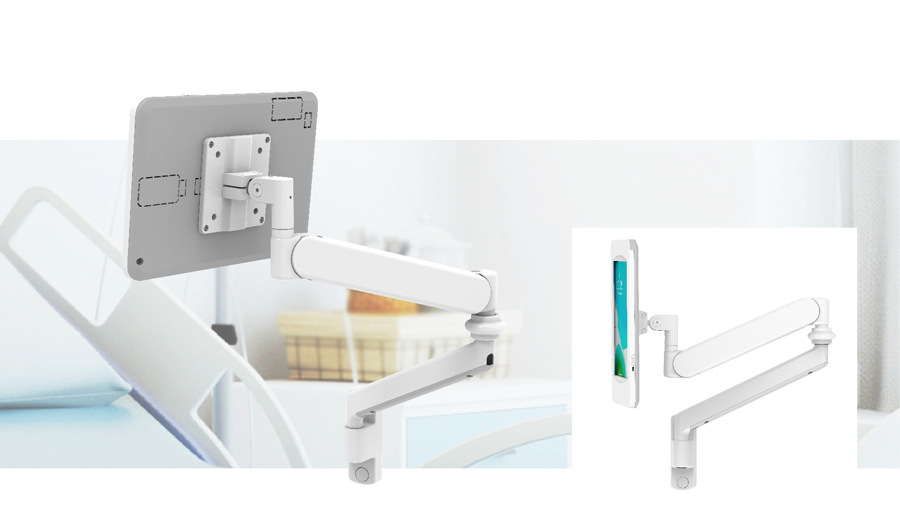 Medica 2023 sees Modernsolid's latest bedside infotainment arms