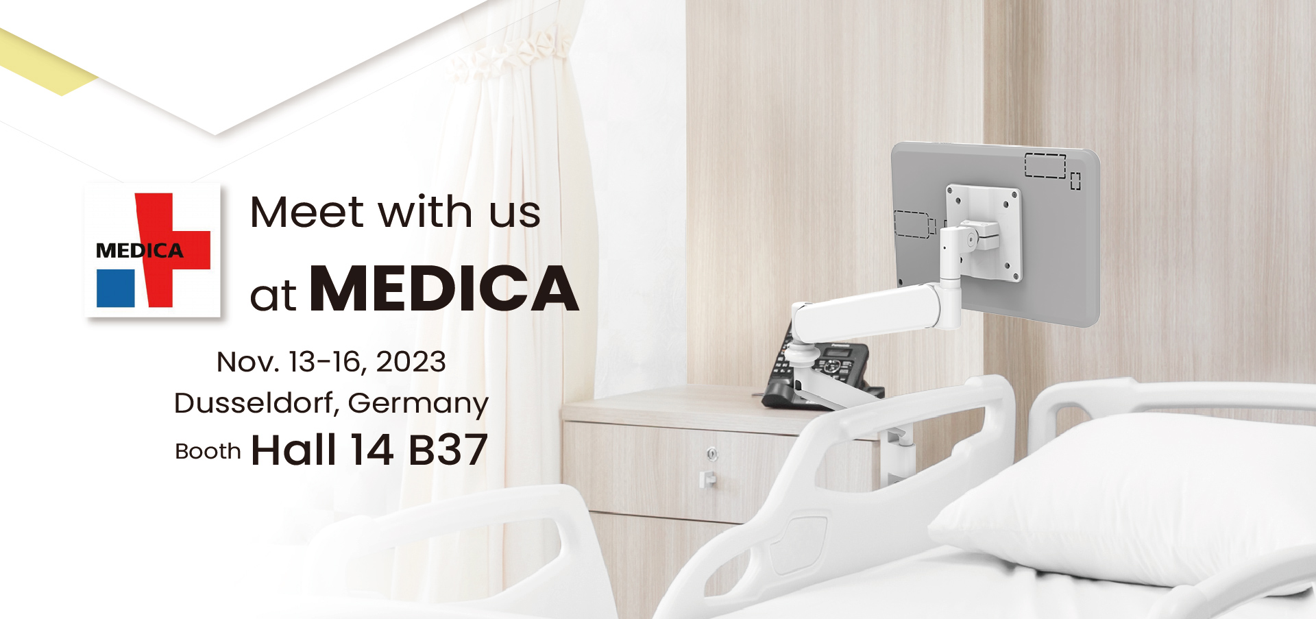 INVITATION 2023 Medica / Dusseldorf, Germany, Nov. 13 - 16, 2023