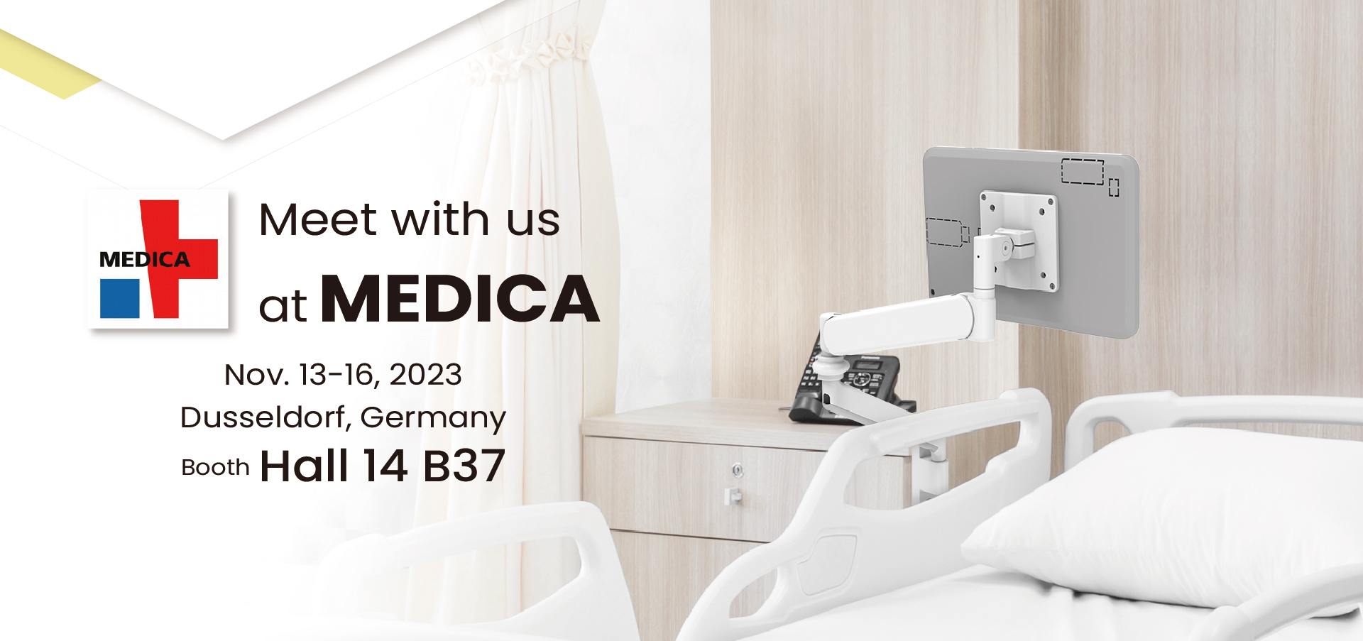 INVITATION 2023 Medica / Dusseldorf, Germany, Nov. 13 - 16, 2023