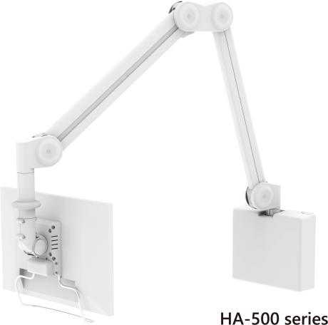 HA-500 Series Medical Monitor Arm for Hospital Bed HA-500 Series Medical Monitor Arm for Hospital Bed