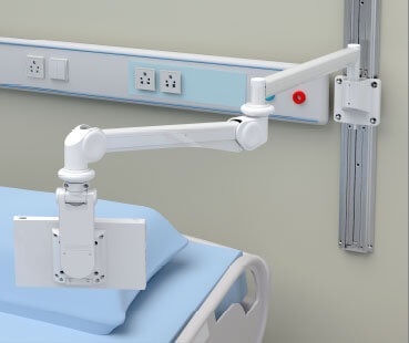 Custom Medical Bedside Infotainment Mounting Solutions Custom Medical Bedside Infotainment Mounting Solutions