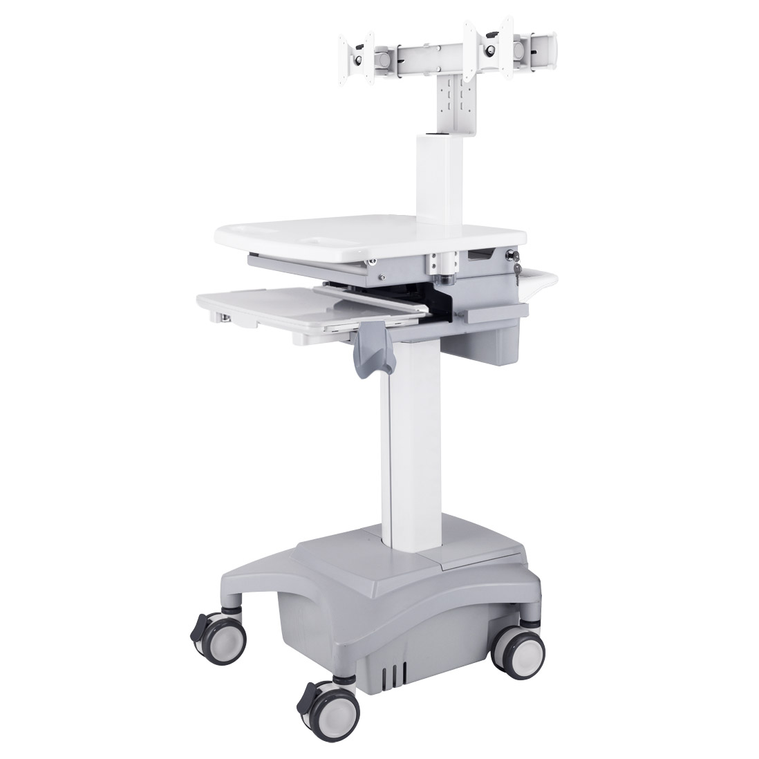 Mobile Computing Cart – Dual monitors (HC-N102)