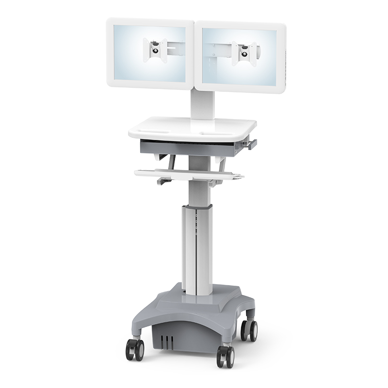 Modernsolid HC-172 Medical Computer Cart – Dual monitors