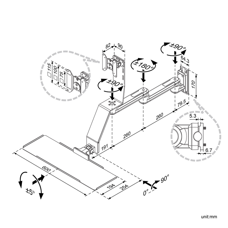 Laterally Adjusting (HM-8525)