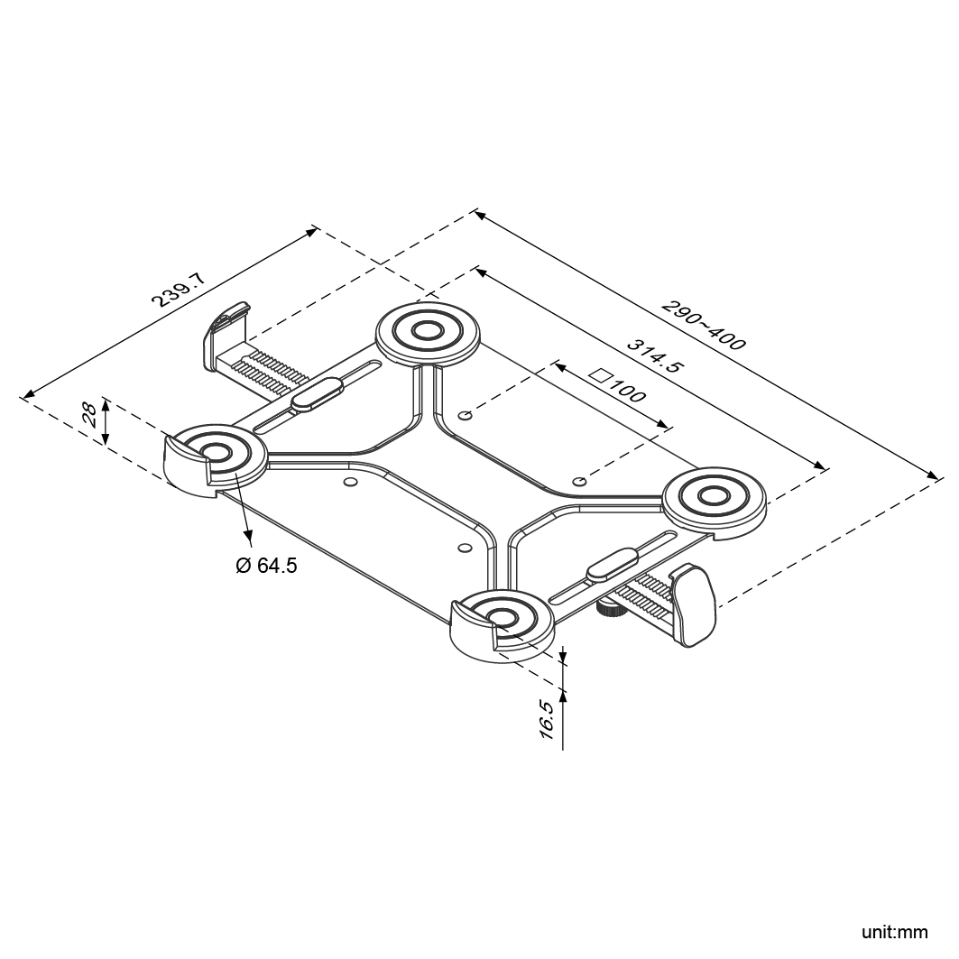 Laptop Mount Tray (OP-050)