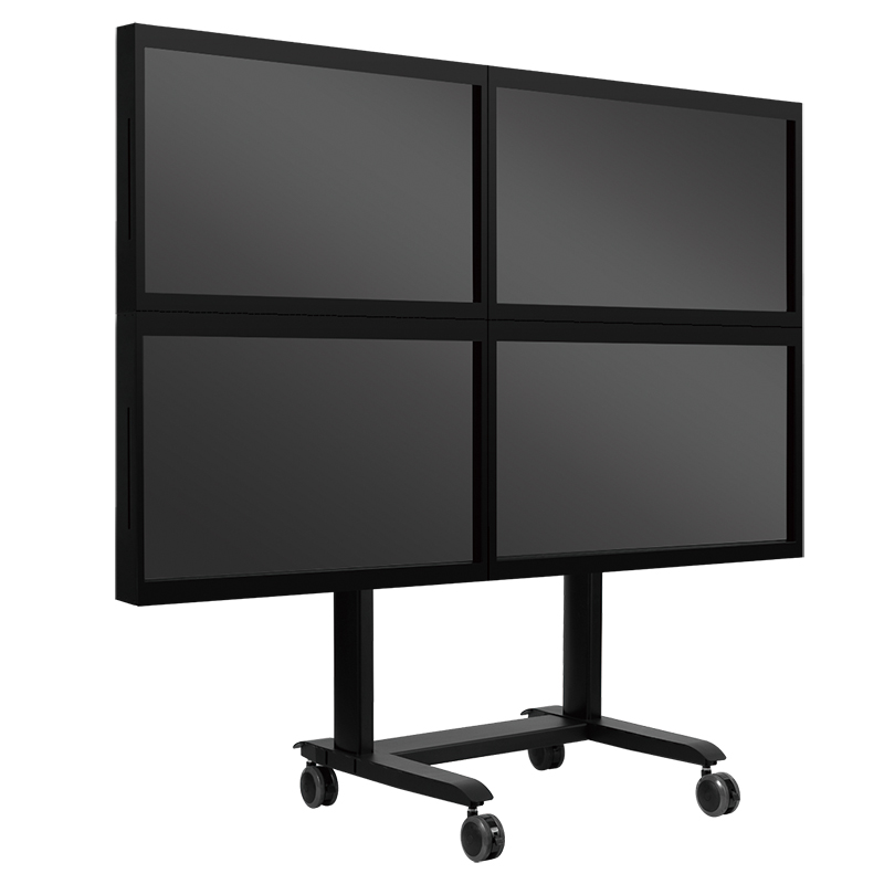 Motorized Mobile Video Wall Cart (PA-654)
