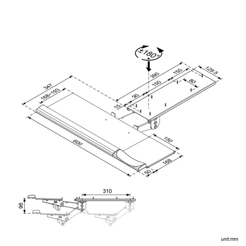 Keyboard Mouse Tray ( KA-20 )