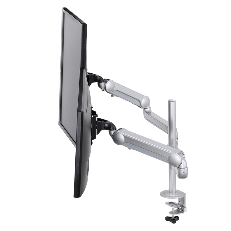 Global gas spring dual monitor arm (1805-2)