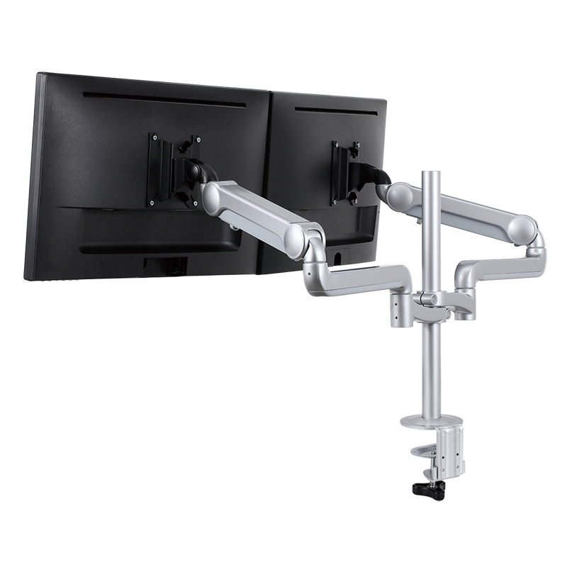 Global gas spring dual monitor arm (1805-2)