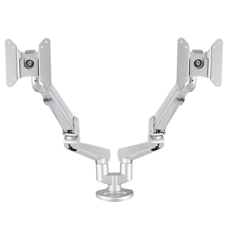 Modernsolid ED-BA115 Sliver Dual Gas Spring Monitor Arm