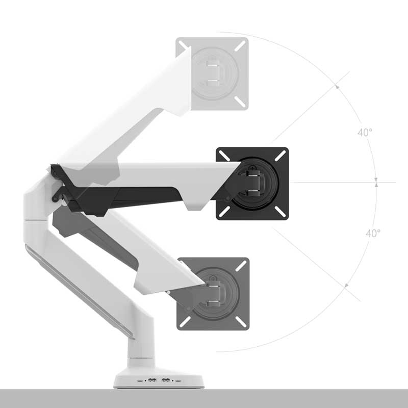 Modernsolid GA-1100 Ares Gaming Monitor Arm Can Swivel 180°