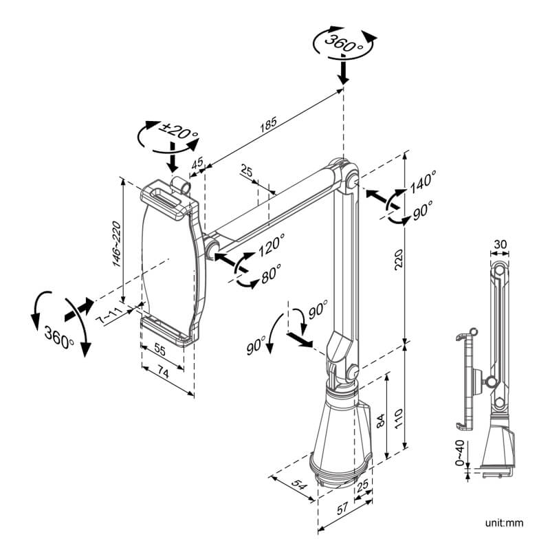 Tablet Mount (TA-321)