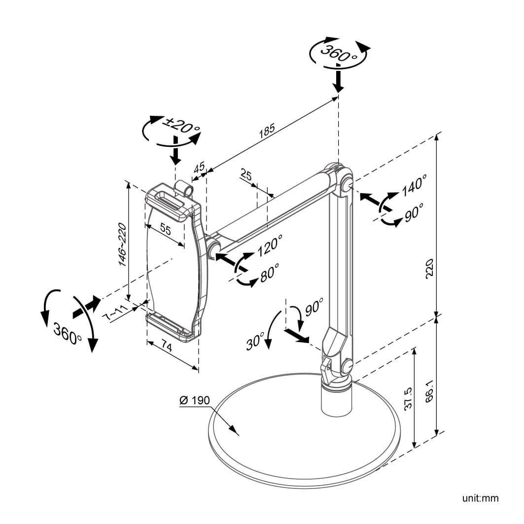 Tablet Mount (TA-323)